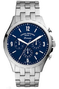 Buy Fossil Men's Chronograph Quartz Silver Stainless Steel Blue Dial 46mm Watch FS5605 in Pakistan