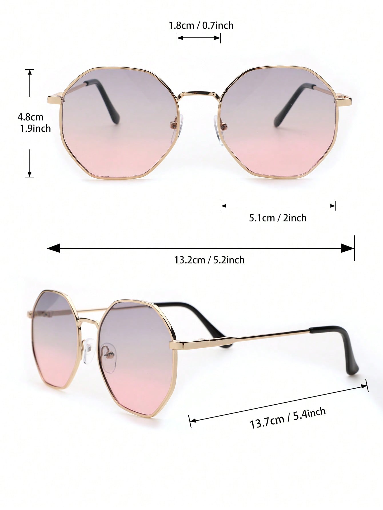 Buy Shein 1pair Women Geometric Frame Fashion Glasses For Daily Life in Pakistan