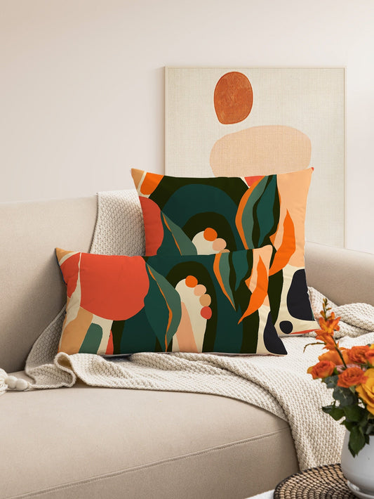 Buy SHEIN 1pc Abstract Print Cushion Cover Without Filler, Modern Throw Pillow Case, Pillow Insert Not Include, For Sofa, Living Room in Pakistan