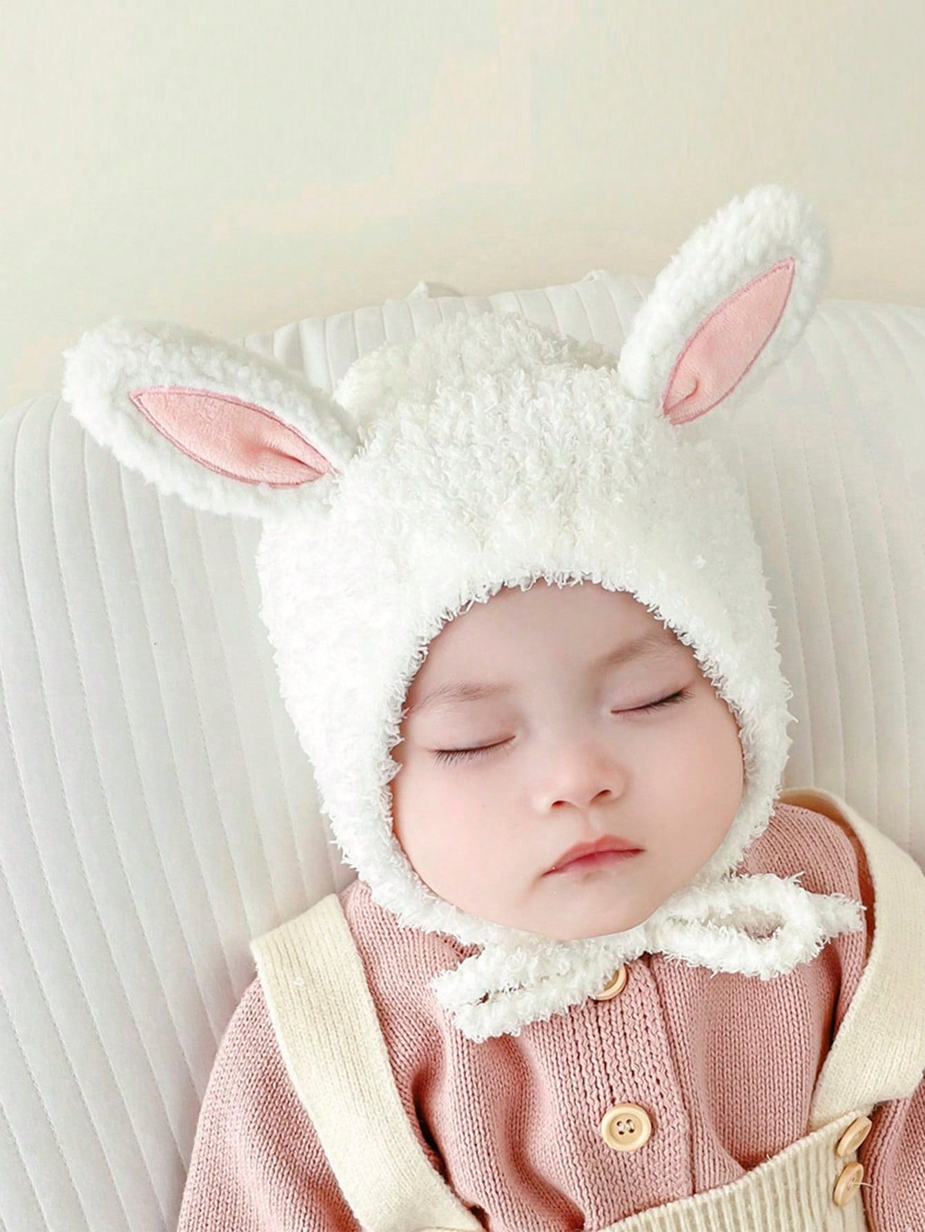 Buy Shein 1pc Baby 1 2 year Coral Fleece Ear Protection Winter Warmth Beanie Hat in Pakistan