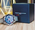 Buy Tommy Hilfiger Mens Quartz Stainless Steel Blue Dial 44mm Watch - 1791788 in Pakistan