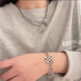 Buy Bling On Jewels Checkmate Set (Necklace & Bracelet) in Pakistan