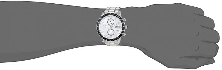 Buy Hugo Boss Mens Chronograph Quartz Rafale Stainless Steel Silver Dial Watch - 1513511 in Pakistan