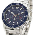 Buy Emporio Armani Men’s Chronograph Stainless Steel Blue Dial 45mm Watch - AR5933 in Pakistan