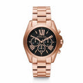 Buy Michael Kors Womens Chronograph Quartz Bradshaw Rose Gold Stainless Steel Black Dial 43mm Watch - Mk5854 in Pakistan