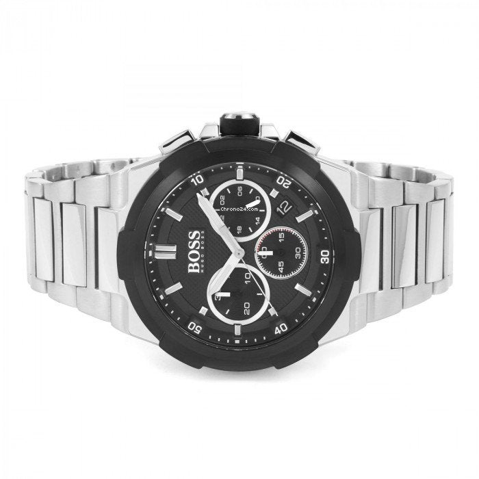 Buy Hugo Boss Quartz Stainless Steel Black Dial 46mm Watch for Men - 1513359 in Pakistan