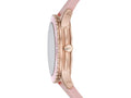 Buy Michael Kors Womens Quartz Runway Pink Silicone Strap Rose Crystal Pave Dial 40mm Watch - Mk6854 in Pakistan