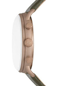 Buy Emporio Armani Men’s Quartz Leather Strap Green Dial 43mm Watch AR11421 in Pakistan