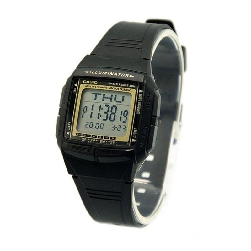 Buy Casio Data Bank Timepieces Series Digital Stainless Steel Band Watch - DB-36-9A in Pakistan