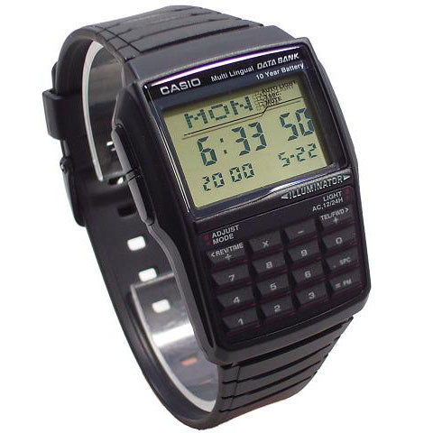 Buy Casio Black Resin Band Data Bank Wrist Watch - DBC-32-1A in Pakistan