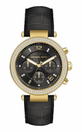 Buy Michael Kors Womens Quartz Parker Leather Strap Black Dial 39mm Watch - Mk6984 in Pakistan