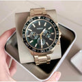 Buy Men's Chronograph Quartz Bannon Stainless Steel Green Dial 45Mm Watch in Pakistan