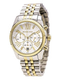 Buy Michael Kors Womens Chronograph Quartz Lexington Two-tone Stainless Steel Silver Dial 38mm Watch - Mk5955 in Pakistan