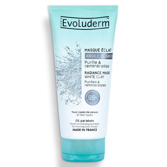 Buy Evoluderm Radiance Face Mask White Clay - 100ml in Pakistan
