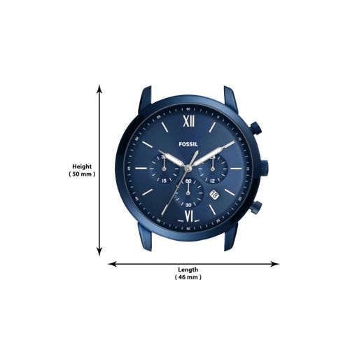 Buy Fossil Mens Chronograph Quartz Neutra Blue Stainless Steel Blue Dial 44mm Watch - Fs5826 in Pakistan