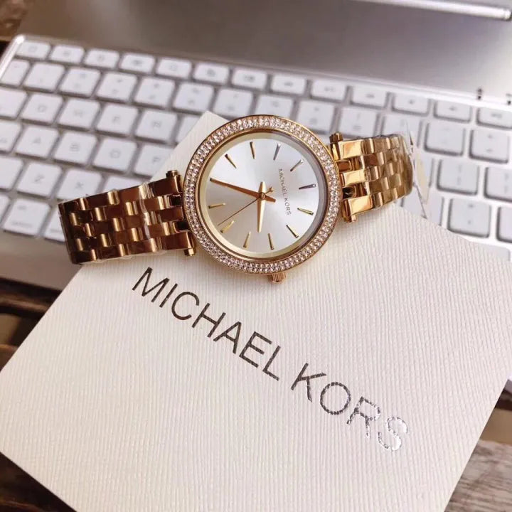 Buy Michael Kors Quartz Gold Tone Stainless Steel 33mm Watch for Women - Mk3430 in Pakistan