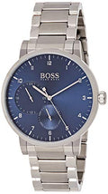 Buy Hugo Boss Mens Chronograph Quartz Oxygen Silver Stainless Steel Blue Dial 42mm Watch - 1513597 in Pakistan