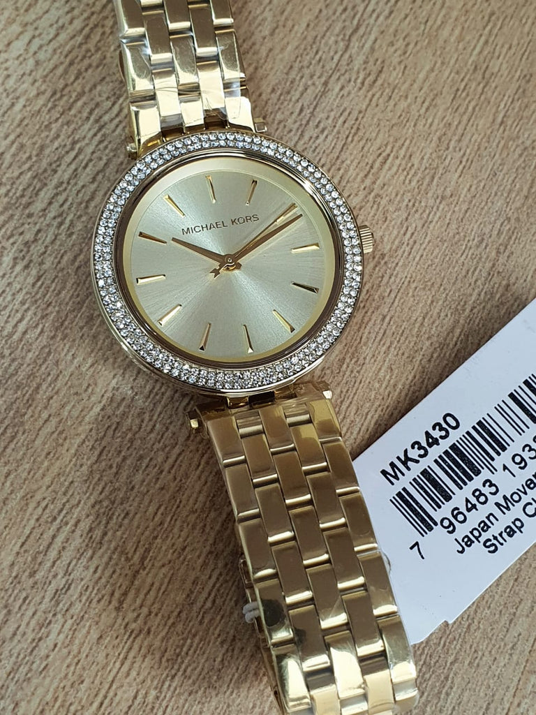 Buy Michael Kors Quartz Gold Tone Stainless Steel 33mm Watch for Women - Mk3430 in Pakistan