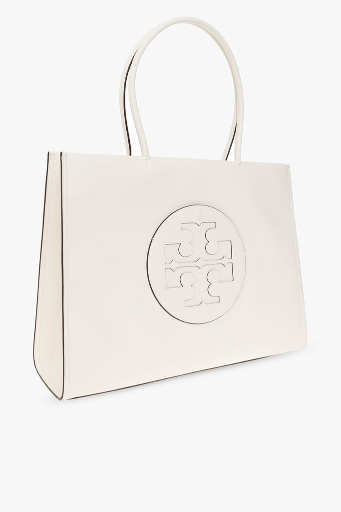 Tory Burch SMALL ECO ELLA TOTE - Handbag - light sand/off-white