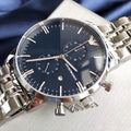 Buy Emporio Armani Quartz Stainless Steel Blue Dial 43mm Watch for Men - Ar1648 in Pakistan