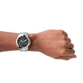 Buy Men's Chronograph Quartz Grant Stainless Steel Black Dial 44Mm Watch in Pakistan