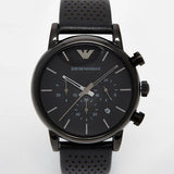 Buy Emporio Armani Quartz Black Leather Strap Black Dial 41mm Watch for Men - Ar1737 in Pakistan