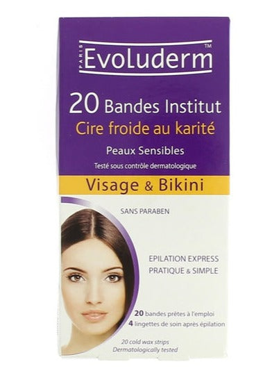 Buy Evoluderm Wax Strips for Face - 20Pcs in Pakistan