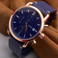 Buy The Commuter Chronograph Blue Dial Navy Leather Watch For Men in Pakistan