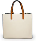 Buy Marc Jacobs Mini Grind Color Block Leather Tote SandShell Bag Small in Pakistan