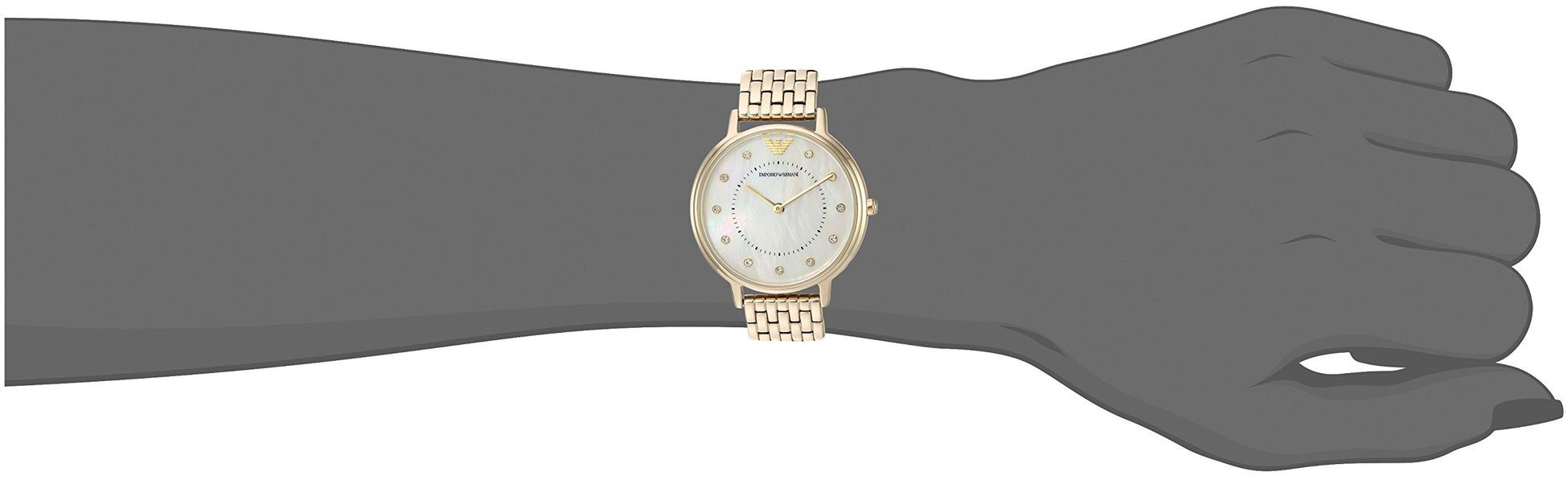 Buy Emporio Armani Women’s Analog Stainless Steel Mother of Pearl Dial 32mm Watch - AR11007 in Pakistan