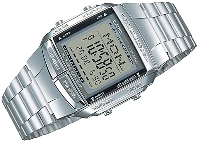 Buy Casio Data Bank Silver Digital Telememo Youth Watch  for men- DB-360-1A in Pakistan