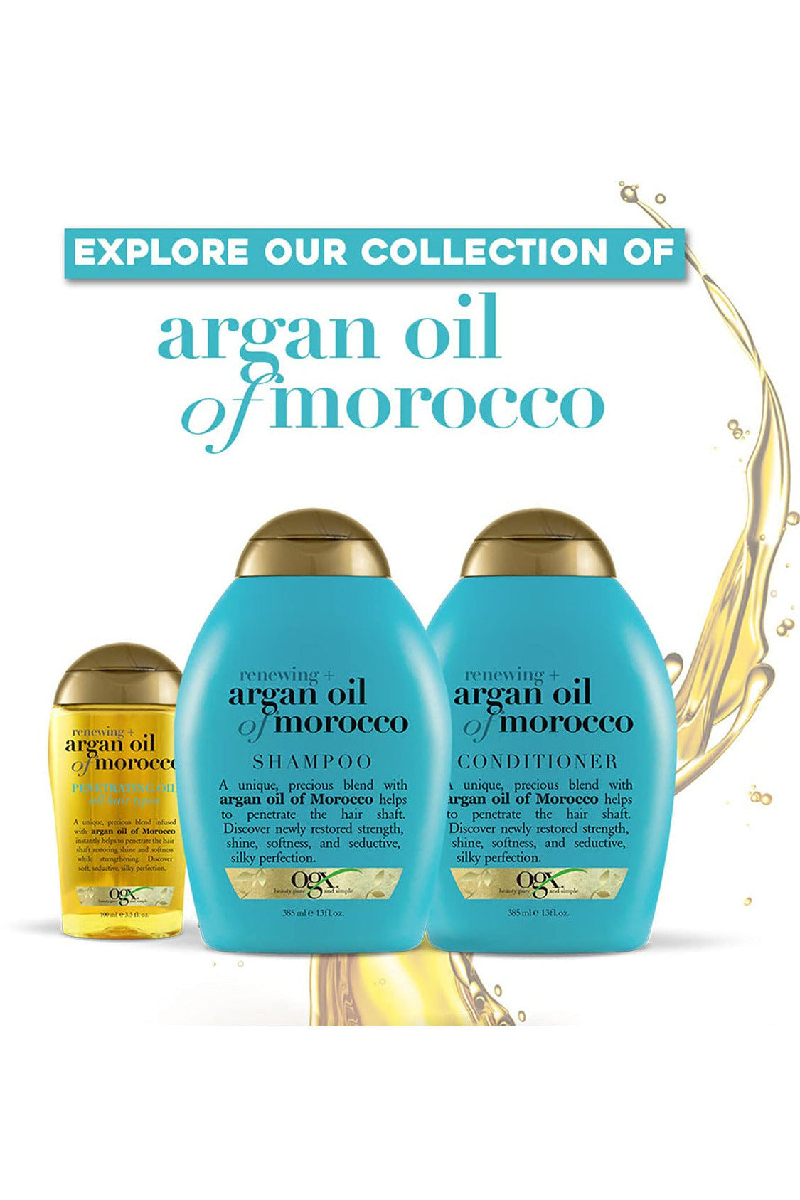 Buy OGX Oil Renewing Argan Oil Of Morocco - 118ml in Pakistan