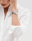 Buy Michael Kors Mini Slim Runway Silver Dial Stainless Steel Watch - MK3514 in Pakistan