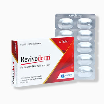 Buy JenPharm Revivoderm Tablet for Healthy Skin Nails & Hair - 20 in Pakistan