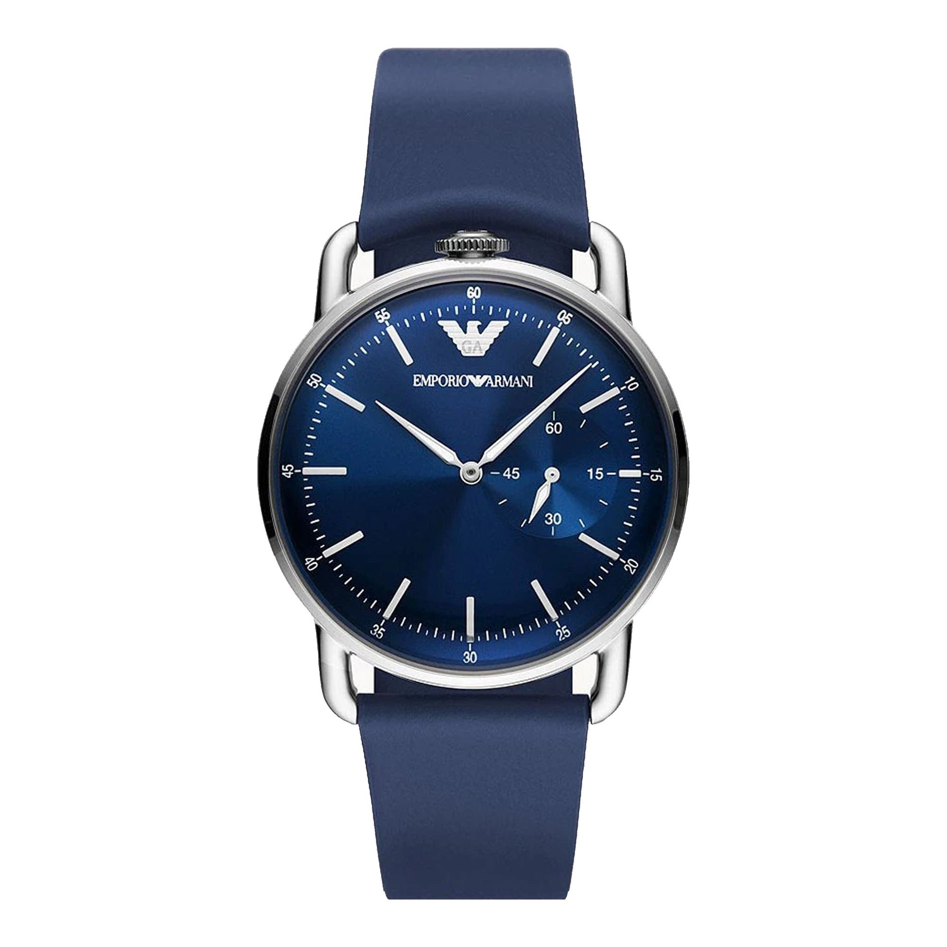 Buy Emporio Armani Men's Leather Strap Blue Dial 41mm Watch AR11335 in Pakistan