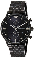 Buy Emporio Armani Mens Chronograph Quartz Stainless Steel Black Dial 38mm Watch - Ar1934 in Pakistan