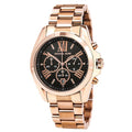 Buy Michael Kors Womens Chronograph Quartz Bradshaw Rose Gold Stainless Steel Black Dial 43mm Watch - Mk5854 in Pakistan