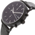 Buy Men's Quartz Commuter Black Leather Strap Black Dial 43Mm Watch in Pakistan