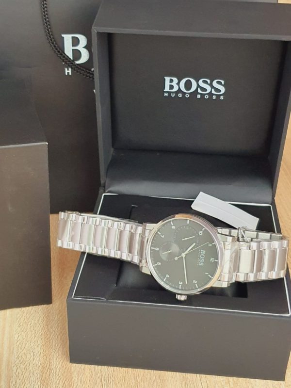 Buy Hugo Boss Mens Analog Oxygen Silver Stainless Steel Grey Dial 42mm Watch - 1513596 in Pakistan