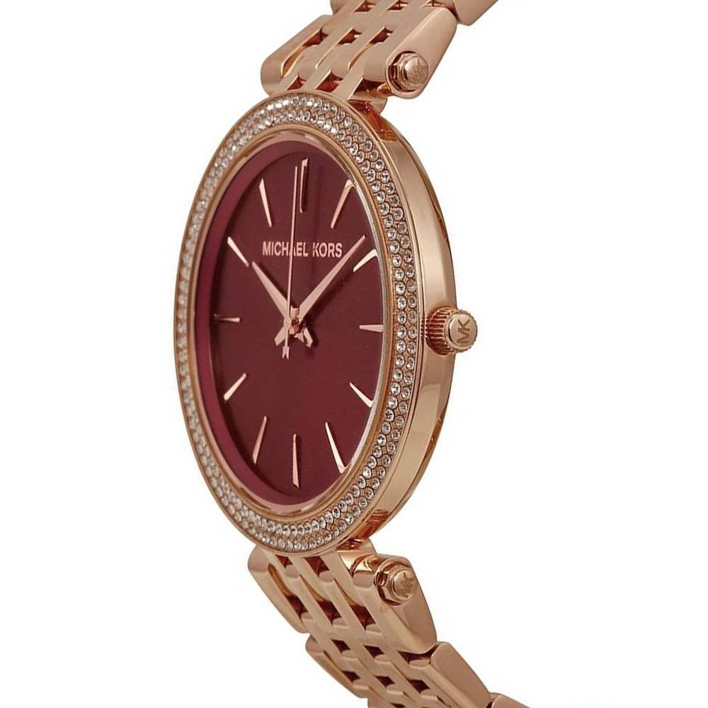 Buy Michael Kors Women’s Quartz Rose Gold Stainless Steel Red Dial 39mm Watch MK3378 in Pakistan