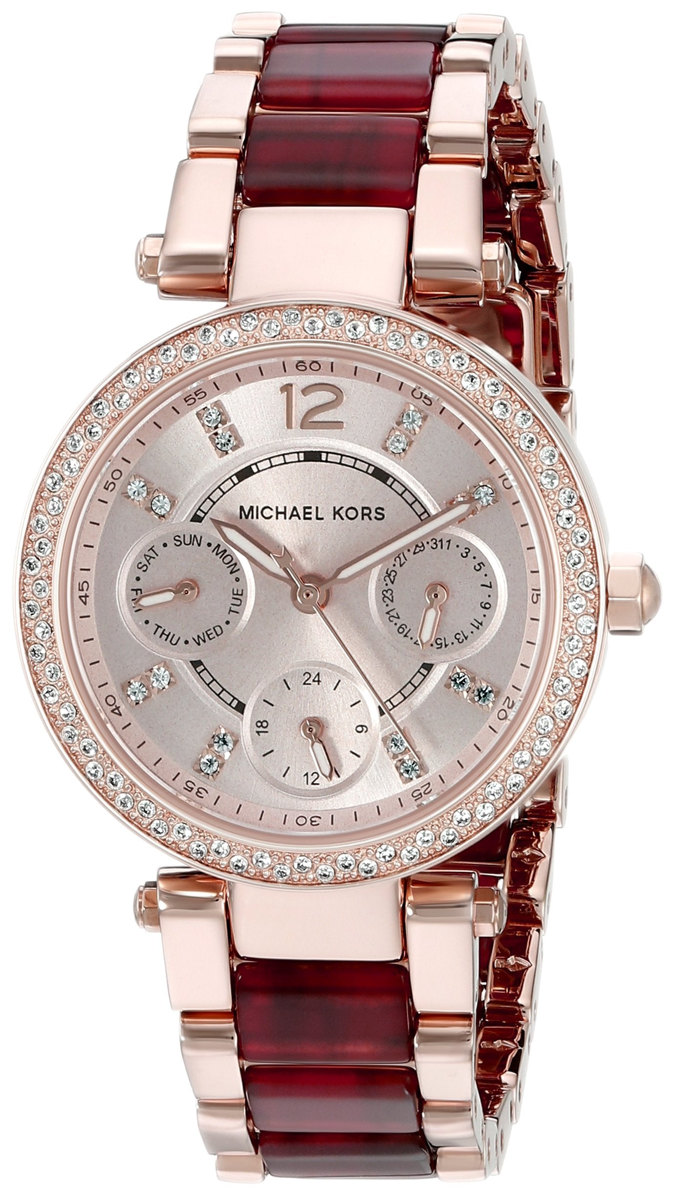Buy Michael Kors Womens Quartz Stainless Steel Rose Gold Dial 33mm Watch - Mk6239 in Pakistan
