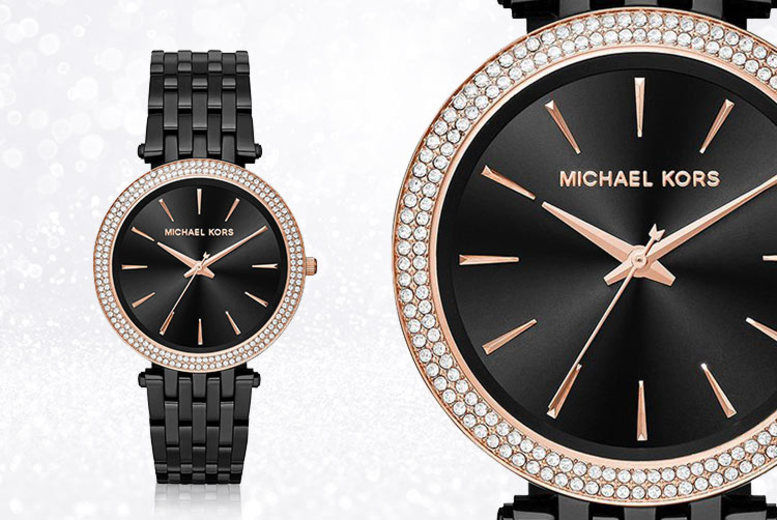 Buy Michael Kors Women’s Quartz Stainless Steel Black Dial 39mm Watch - MK3407 in Pakistan