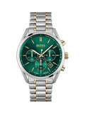 Buy Hugo Boss Mens Quartz Stainless Steel Green Dial 44mm Watch - 1513878 in Pakistan