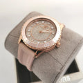 Buy Michael Kors Womens Quartz Runway Pink Silicone Strap Rose Crystal Pave Dial 40mm Watch - Mk6854 in Pakistan