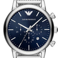 Buy Emporio Armani Men’s Chronograph Quartz Stainless Steel Blue Dial 43mm Watch - AR80038 in Pakistan