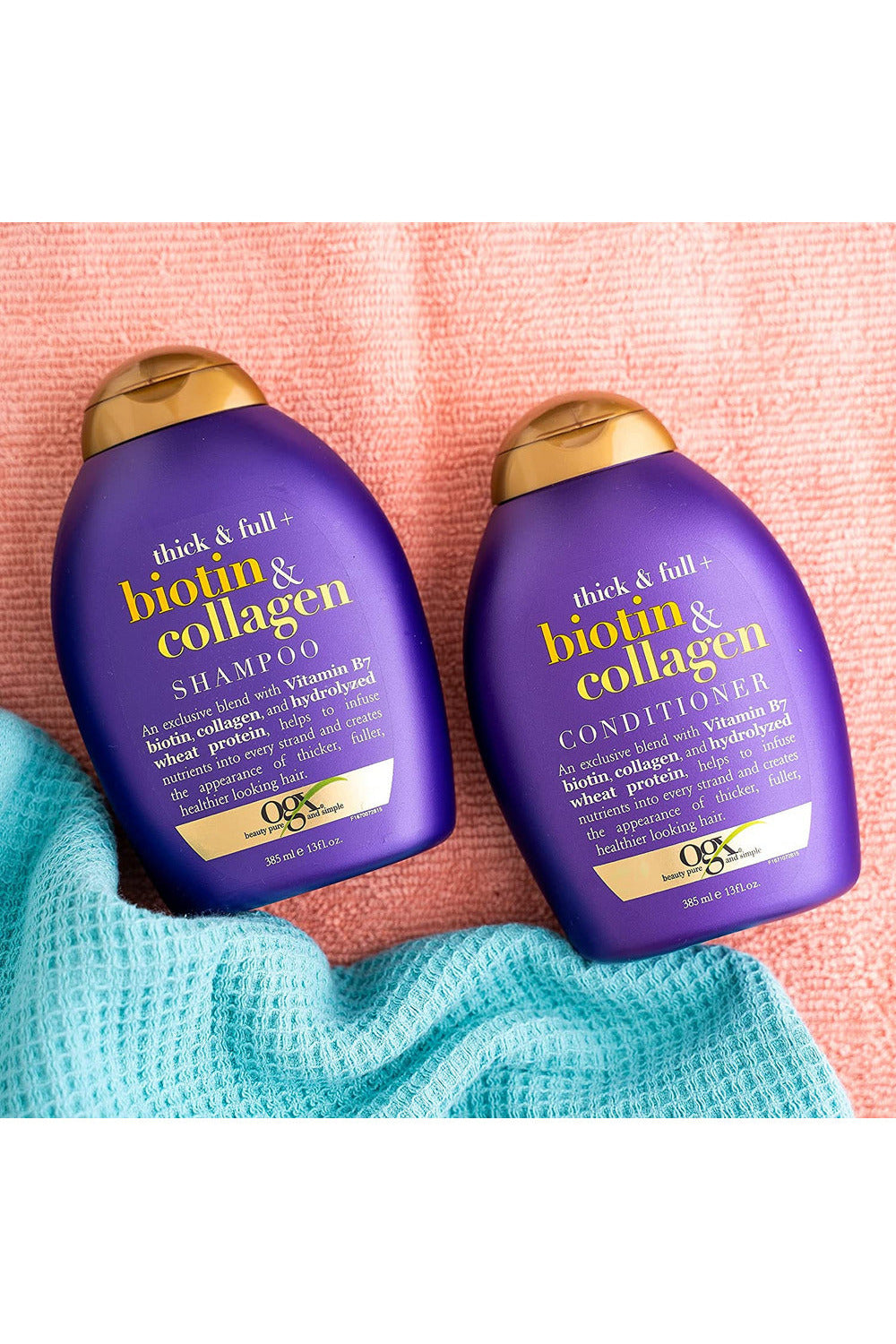 Buy OGX Shampoo Thick & Full Biotin & Collagen Shampoo - 385ml in Pakistan