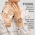 Buy Quartz Stainless Steel Rose Gold Dial 40Mm Watch For Women in Pakistan