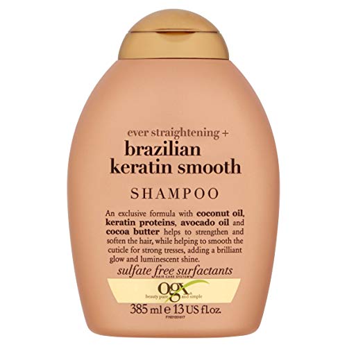 Buy OGX Ever Straightening Brazilian Keratin Smooth Shampoo - 385ml in Pakistan