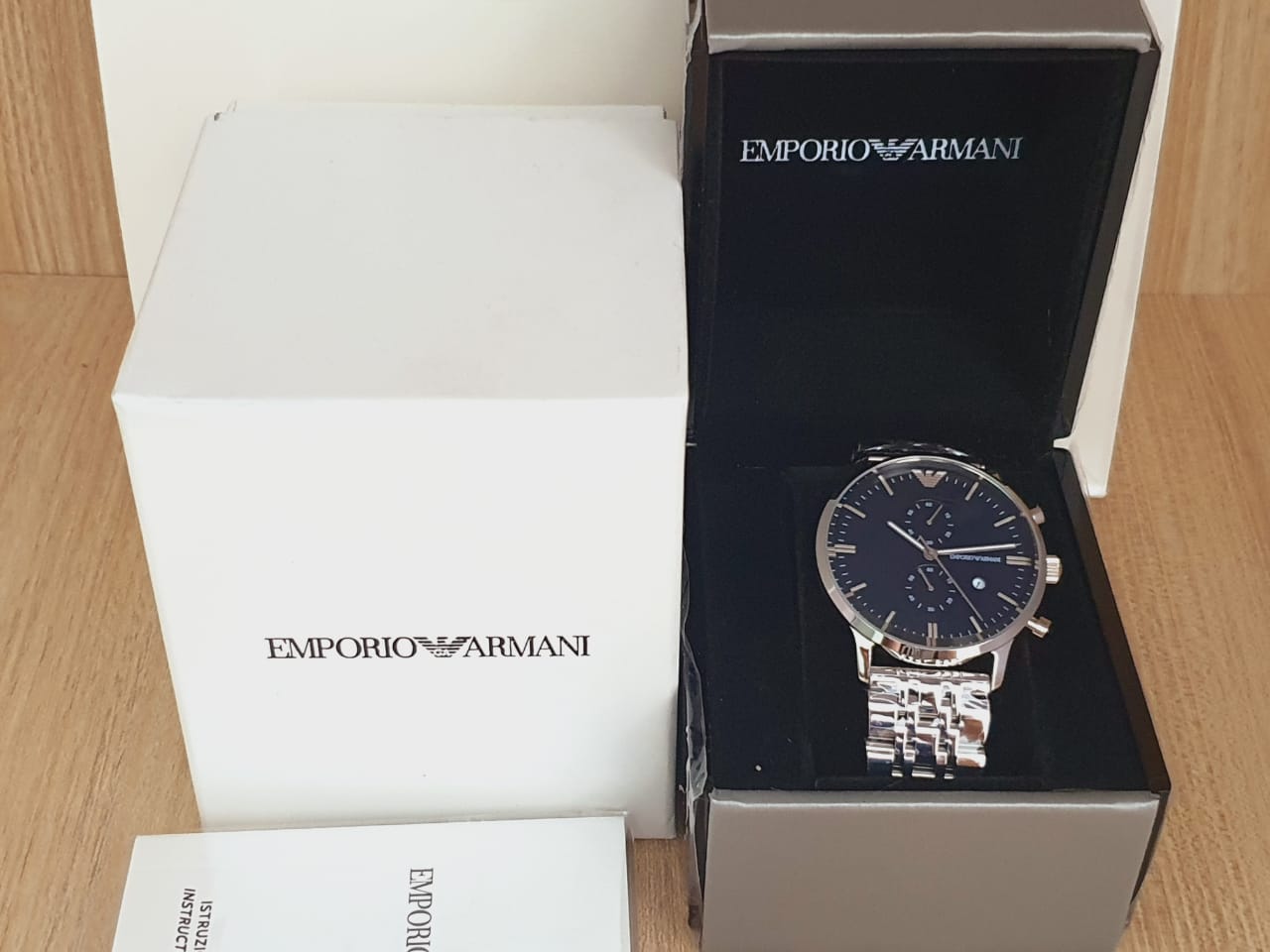 Buy Emporio Armani Men’s Chronograph Stainless Steel 43mm Watch - AR80013 in Pakistan