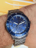 Buy Michael Kors Mens Cunninghum Multifunction Stainless Steel Blue Dial 44mm Watch - Mk7153 in Pakistan